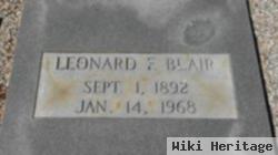 Leonard Franklin Blair