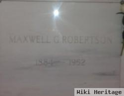 Maxwell G Robertson