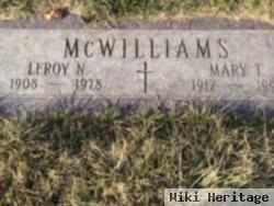 Mary Theo Baldwin Mcwilliams