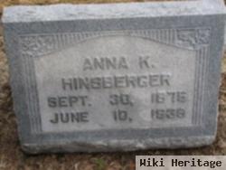 Anna K Tevoet Hinsberger