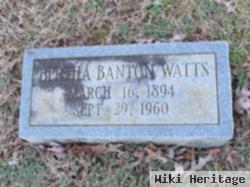 Bertha Banton Watts