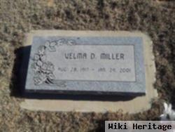 Velma D Carttar Miller