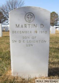 Martin D Leighton