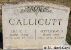 Jefferson D Callicutt