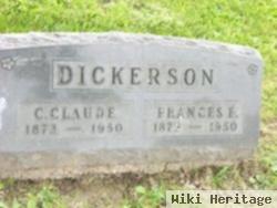 Frances E. "fannie" Coker Dickerson