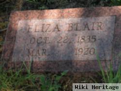 Eliza A Criswell Blair