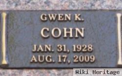 Gwendolyn Yvonne Kiewiet Cohn