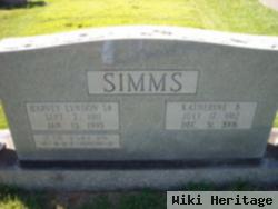 Col Harvey Lyndon Simms, Sr