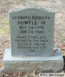 Leonard Rudolph Howell, Iv