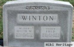 Hattie May Buckle Winton