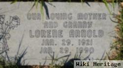 Minnie "lorene" Montgomery Arnold