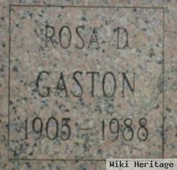 Rosa D. Gaston