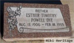 Esther Timothy Dye