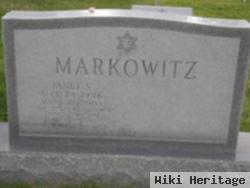 Janet S Markowitz