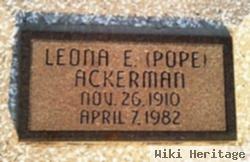 Leona E. Pope Ackerman