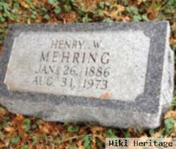 Henry W. Mehring