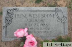 Irene West Boone