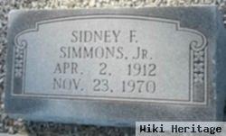 Sidney F Simmons, Jr