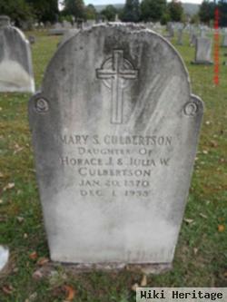 Mary S Culbertson