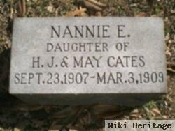 Nannie E Cates