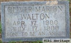 Oliver Marion Walton