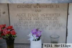 Mary Alice Evans Mcwhirter