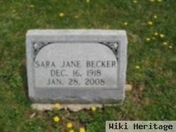 Sara Jane Becker