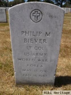 Philip M Biever