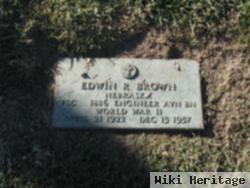 Pfc Edwin R. Brown