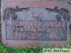 Lieut Leonard E Duncan