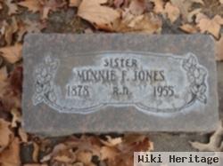 Minnie F. Jones