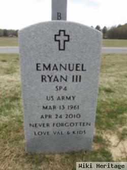 Emanuel Ryan, Iii