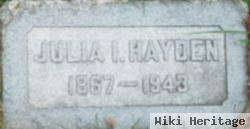 Julia I. Hayden