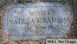 Matilda K. Miller Rathman