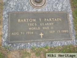 Bartow T Partain