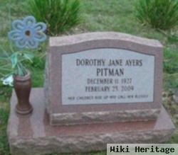 Dorothy Jane Ayers Pitman