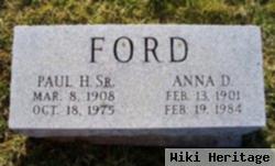 Anna D Ford