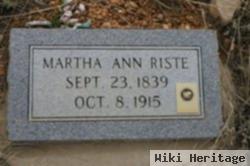 Martha Ann Riste Wilson