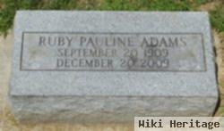 Ruby Pauline "polly" Adams