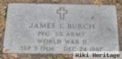 Pfc James L Burch