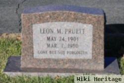 Leon M Pruett