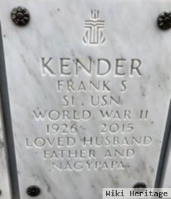 Frank Samuel Kender