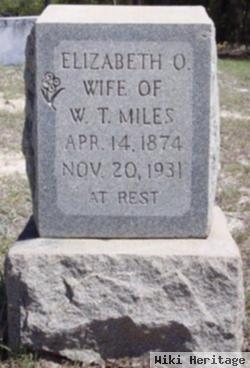 Elizabeth "lizzie" Outlaw Miles