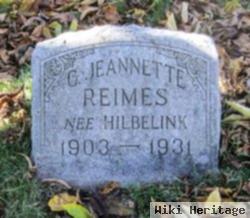 Cynthia Jeannette "janet" Hilbelink Reimes