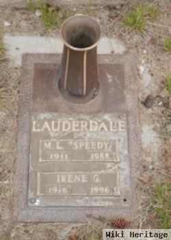 Marvin Lavone "speedy" Lauderdale