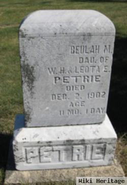 Beulah M. Petrie