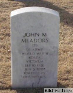 John M Meadors