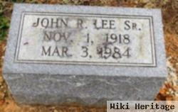 John R Lee, Sr