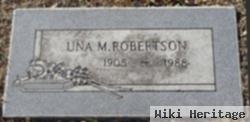 Una M Robertson