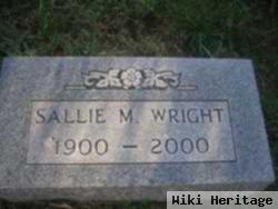 Sallie M Wright